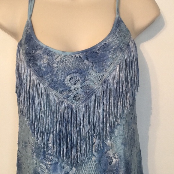 FREE people ombré shake it up fringe dress. size M. P4/A1065/4 - Picture 5 of 11